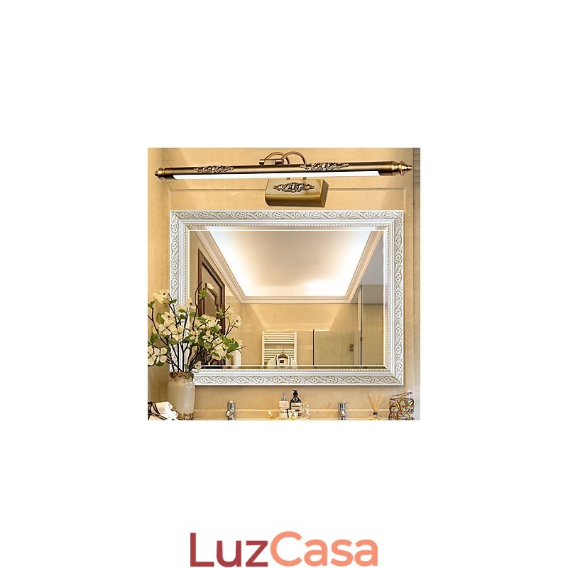Espelho frontal Luz Moderna Contemporânea Country Galvanizado Característica para