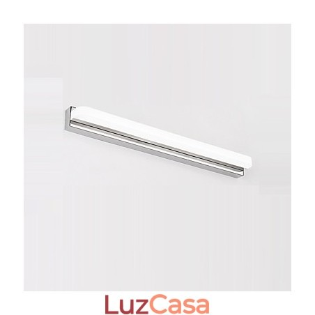 Recurso cromado moderno e contemporâneo integrado para iluminação de banheiro com luz ambiente Luz de parede Recurso cromado moderno e contemporâneo integrado para iluminação de banheiro com luz ambiente Luz de parede