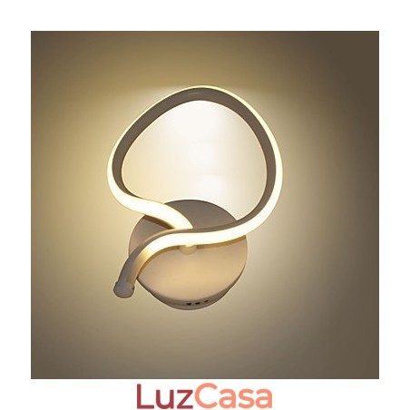 Luminária de parede moderna minimalista, luminária de cabeceira criativa para corredor, iluminação de alumínio Luminária de parede moderna minimalista, luminária de cabeceira criativa para corredor, iluminação de alumínio