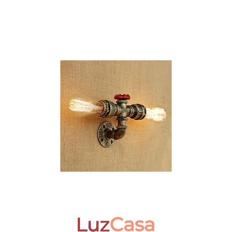 Recurso de pintura retrô country para arandelas de parede de luz ambiente estilo mini