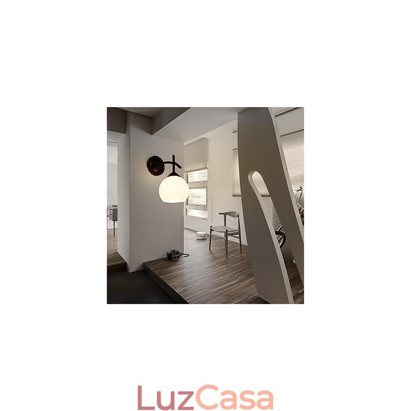 Pintura country contemporânea moderna para proteção ocular em estilo mini com luz ambiente de parede