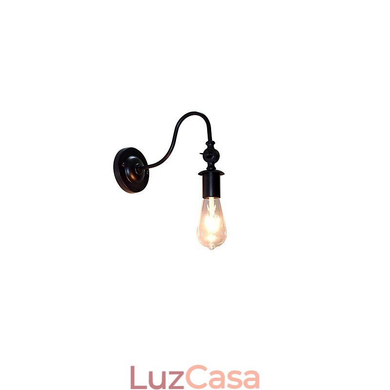 Luminária de parede de ferro Buzz Light Wall Lamp Dumb Black Lightsaber Lamp On Wall