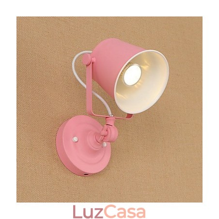 Pintura retrô country com recurso ajustável para braço oscilante, proteção para os olhos, luminária de parede embutida, luz de parede Pintura retrô country com recurso ajustável para braço oscilante, proteção para os olhos, luminária de parede embutida, luz de parede