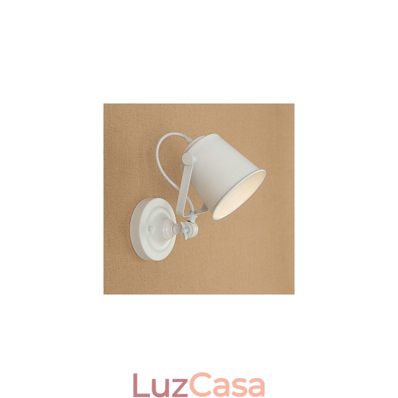 Pintura retrô country com recurso ajustável para braço oscilante, proteção para os olhos, luminária de parede embutida, luz de parede
