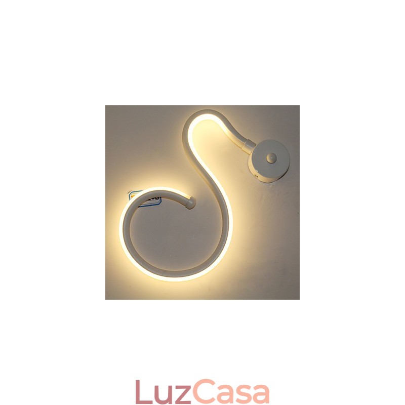 Luminária de cabeceira moderna e minimalista para quarto, luminária de parede para sala de estar, corredor e escadas