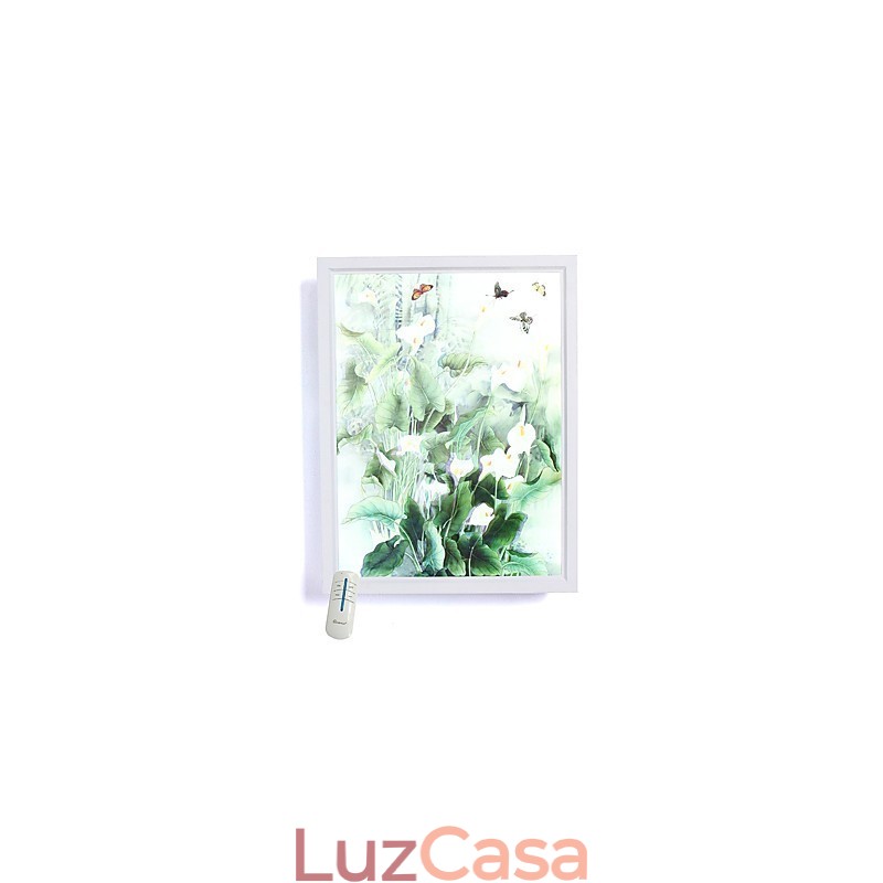 Pintura moderna contemporânea integrada, recurso de pintura contemporânea para arandelas de parede com luz ambiente