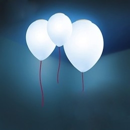 15*Contemporâneo e contraído criativo balão absorver lâmpada de luz de cúpula