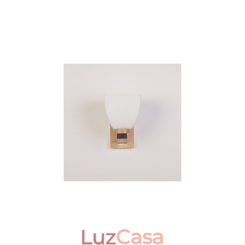 Luminária de parede simples, abajur de mesa de cabeceira com cúpula de vidro e madeira maciça para quarto, cômoda, sala de estar, quarto de bebê, dormitório universitário, mesa de centro, estantes de livros