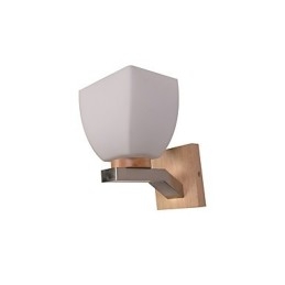 Luminária de parede simples, abajur de mesa de cabeceira com cúpula de vidro e madeira maciça para quarto, cômoda, sala de estar, quarto de bebê, dormitório universitário, mesa de centro, estantes de livros