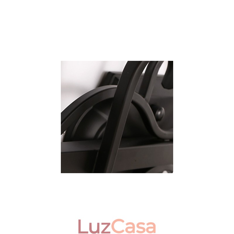 Luminária de parede galvanizada rústica Lodge para iluminação de banheiro Downlight