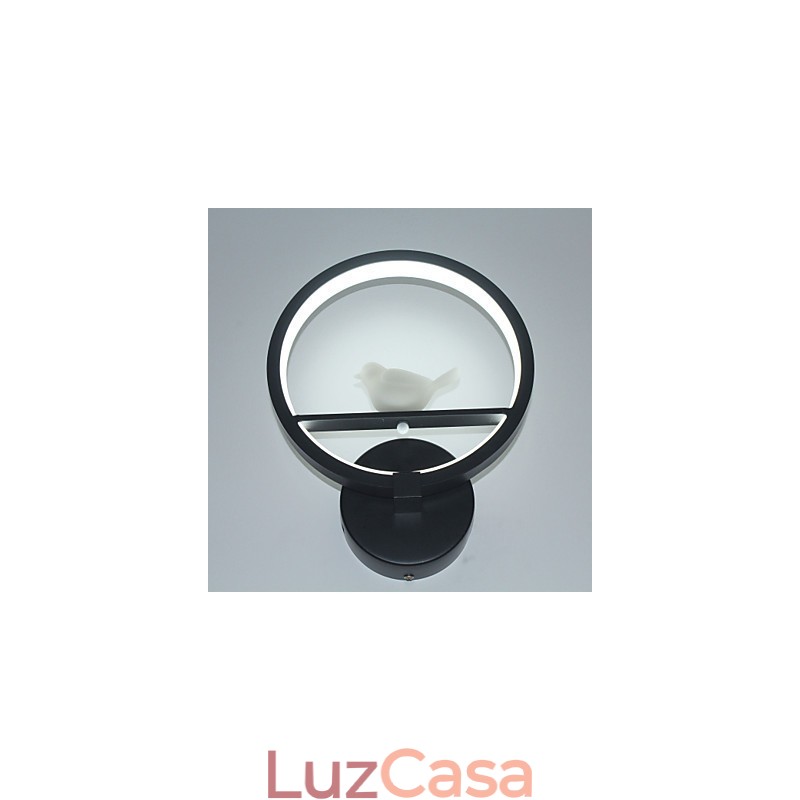 Pintura moderna contemporânea integrada com recurso de luz ambiente para braço oscilante