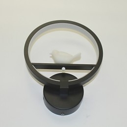 Pintura moderna contemporânea integrada com recurso de luz ambiente para braço oscilante