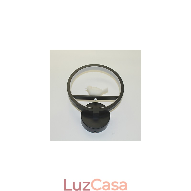Pintura moderna contemporânea integrada com recurso de luz ambiente para braço oscilante
