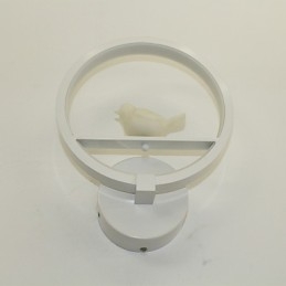 Pintura moderna contemporânea integrada com recurso de luz ambiente para braço oscilante