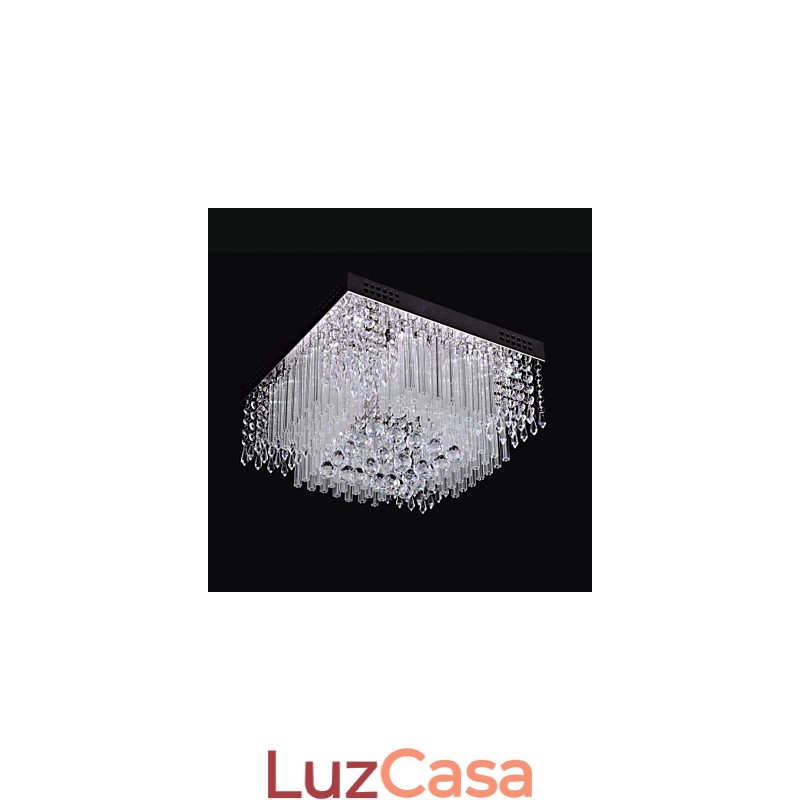 Luminária de teto de cristal Luxury Modern Living 16 luzes