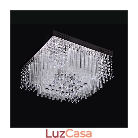 Luminária de teto de cristal Luxury Modern Living 16 luzes Luminária de teto de cristal Luxury Modern Living 16 luzes