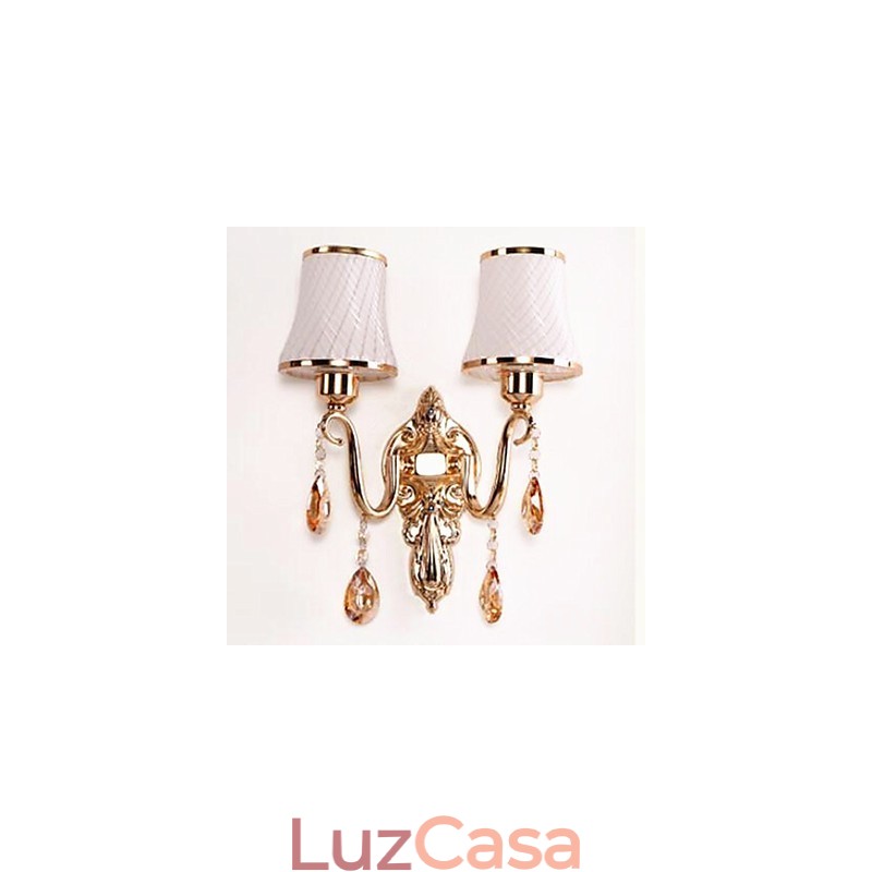Recurso eletrogalvanizado contemporâneo moderno para proteção ocular de cristal Luz ambiente Luzes de parede