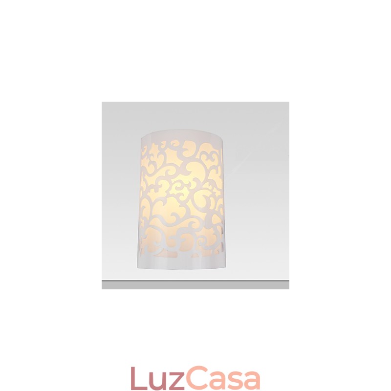 Luminária de parede metálica moderna contemporânea embutida e de teto Hugger, luminária de parede com destaque