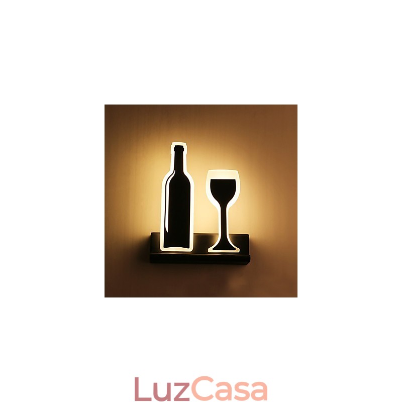 Pintura moderna contemporânea integrada, recurso de pintura contemporânea para arandelas de parede com luz ambiente