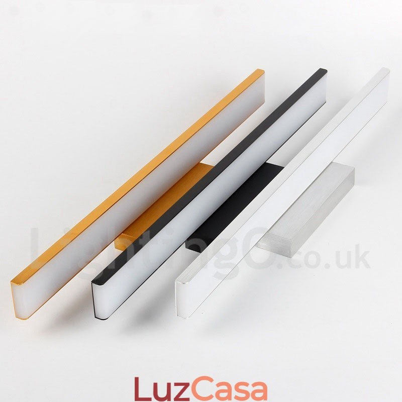 IPMirror Lâmpada Luzes de banheiro Materiais de alumínio e acrílico Luzes de parede Iluminação de maquiagem