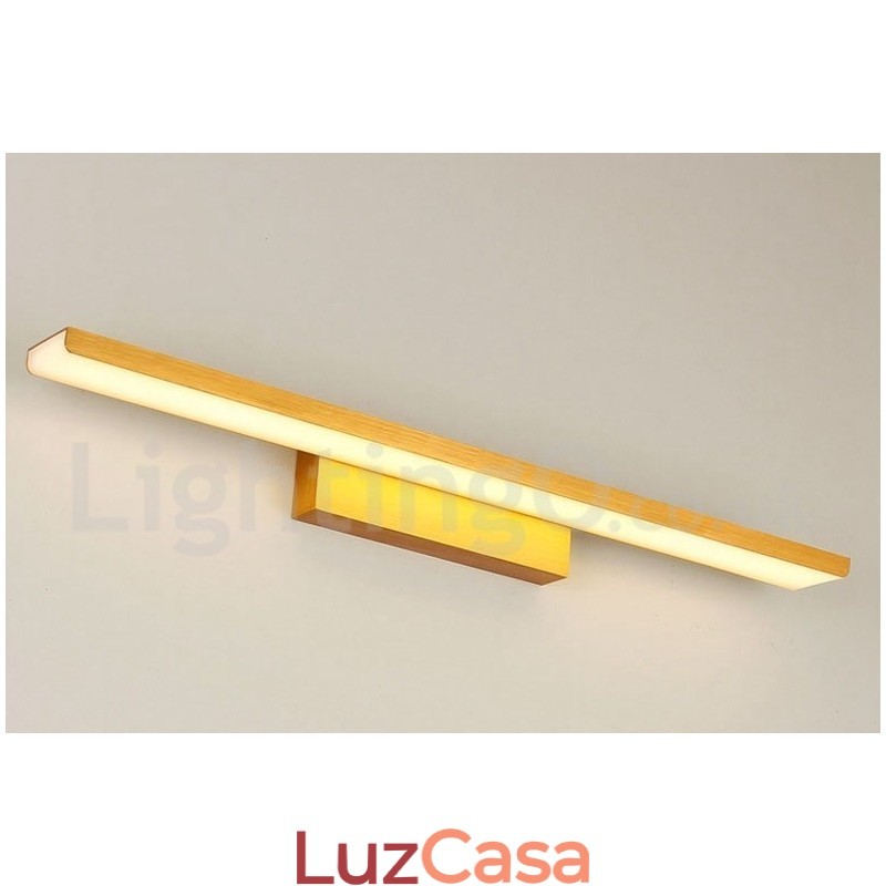 IPMirror Lâmpada Luzes de banheiro Materiais de alumínio e acrílico Luzes de parede Iluminação de maquiagem