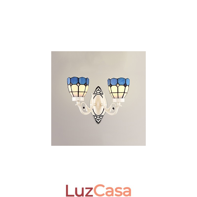 Pintura rústica de chalé para arandelas de parede downlight