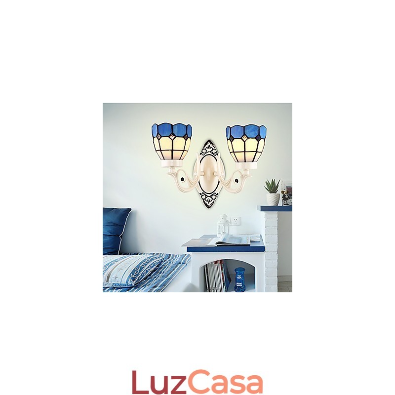 Pintura rústica de chalé para arandelas de parede downlight
