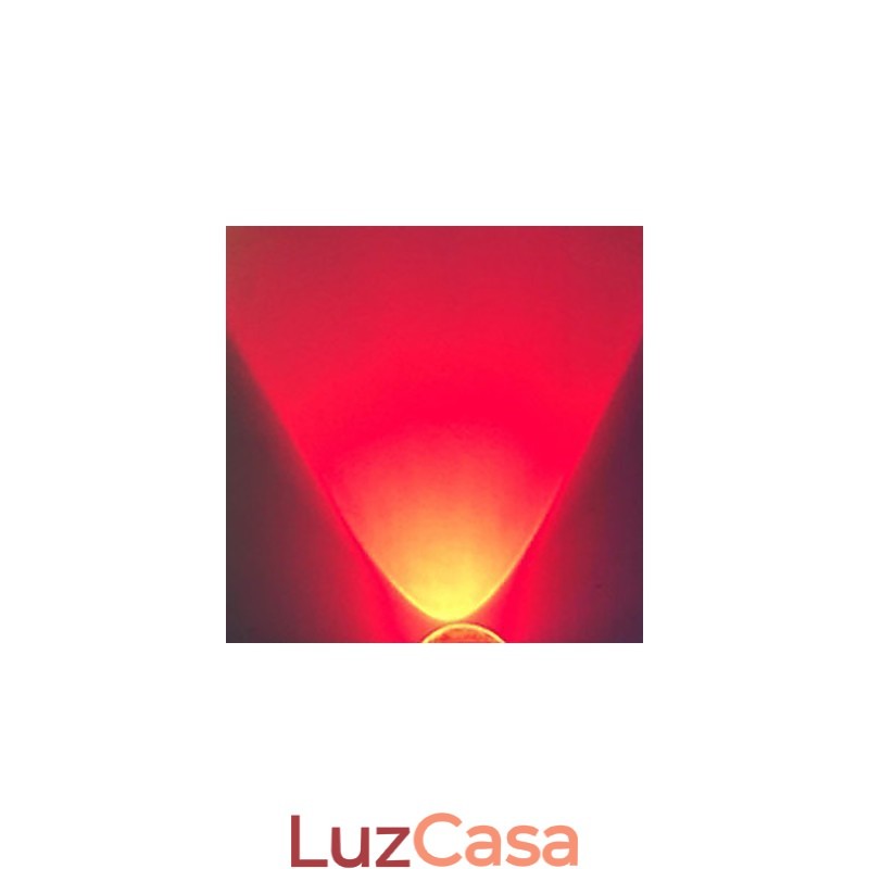 Recurso de novidade integrado multicolorido para arandelas de parede de luz ambiente estilo mini, luminária de parede, cor aleatória
