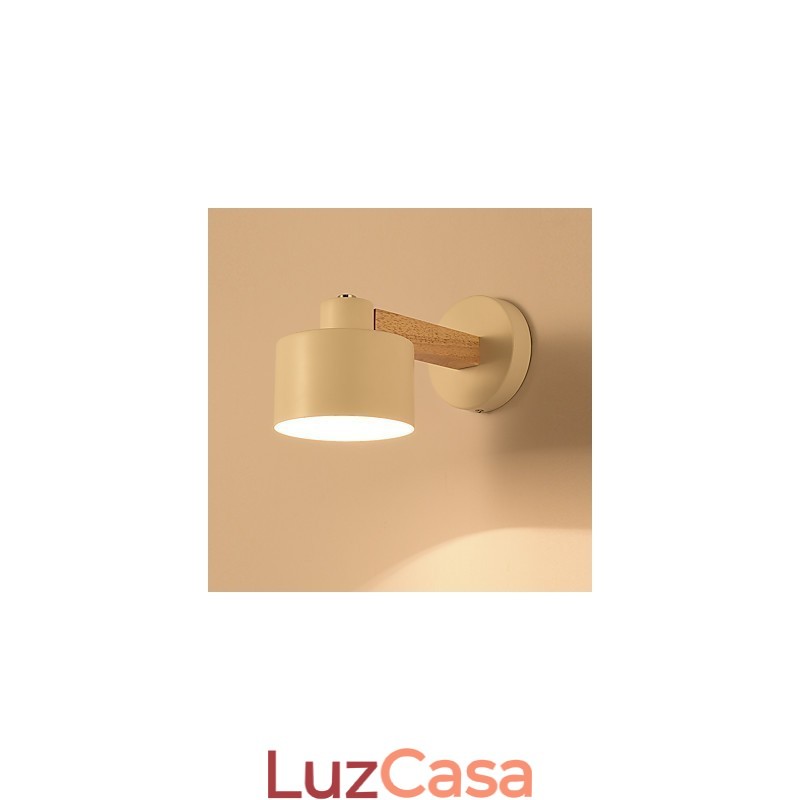 Luminária de parede moderna contemporânea com luz ambiente