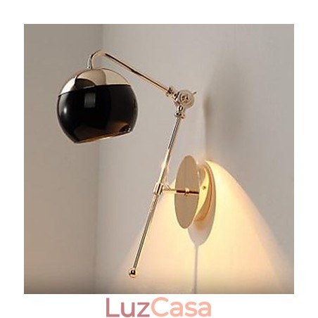 Luminária de parede criativa minimalista moderna para sala de estar, quarto, estudo, personagem do designer de vidro, luminária de parede Luminária de parede criativa minimalista moderna para sala de estar, quarto, estudo, personagem do designer de vidro, luminária de parede