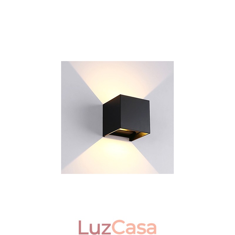 Recurso integrado para arandelas de parede de luz ambiente estilo mini, luminária de parede, cor aleatória