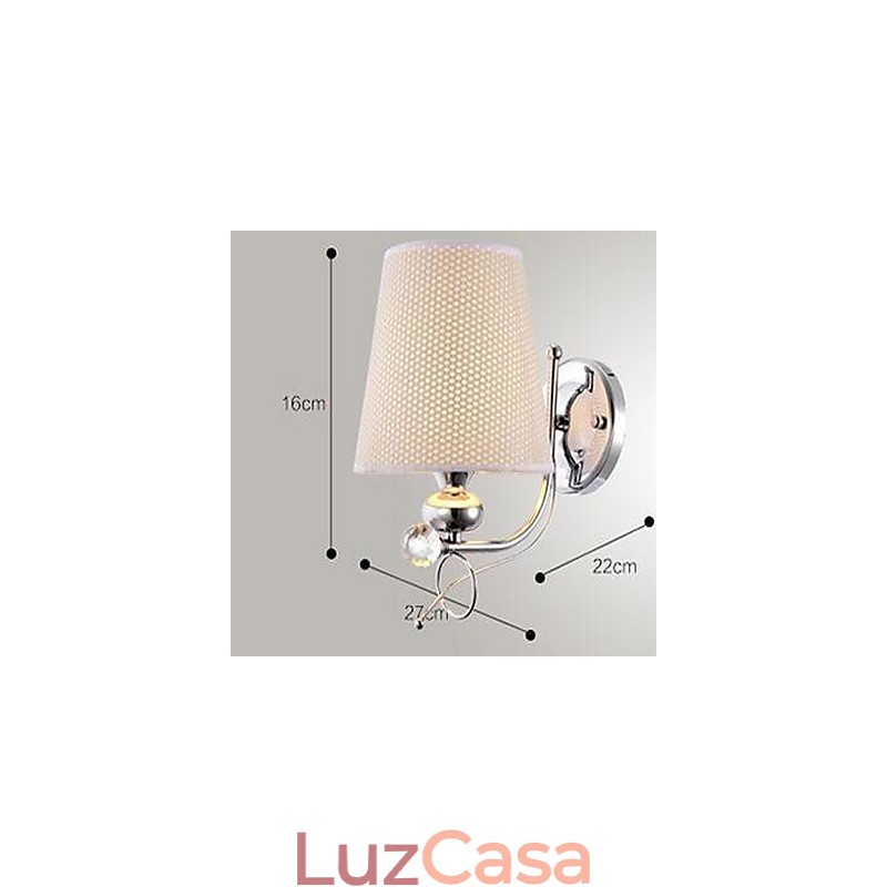 Luminária de parede moderna contemporânea galvanizada Uplight