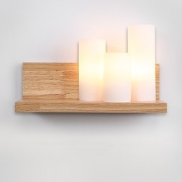 Recurso simples de país para proteção ocular de estilo mini, arandelas de parede com luz ambiente, luminária de parede
