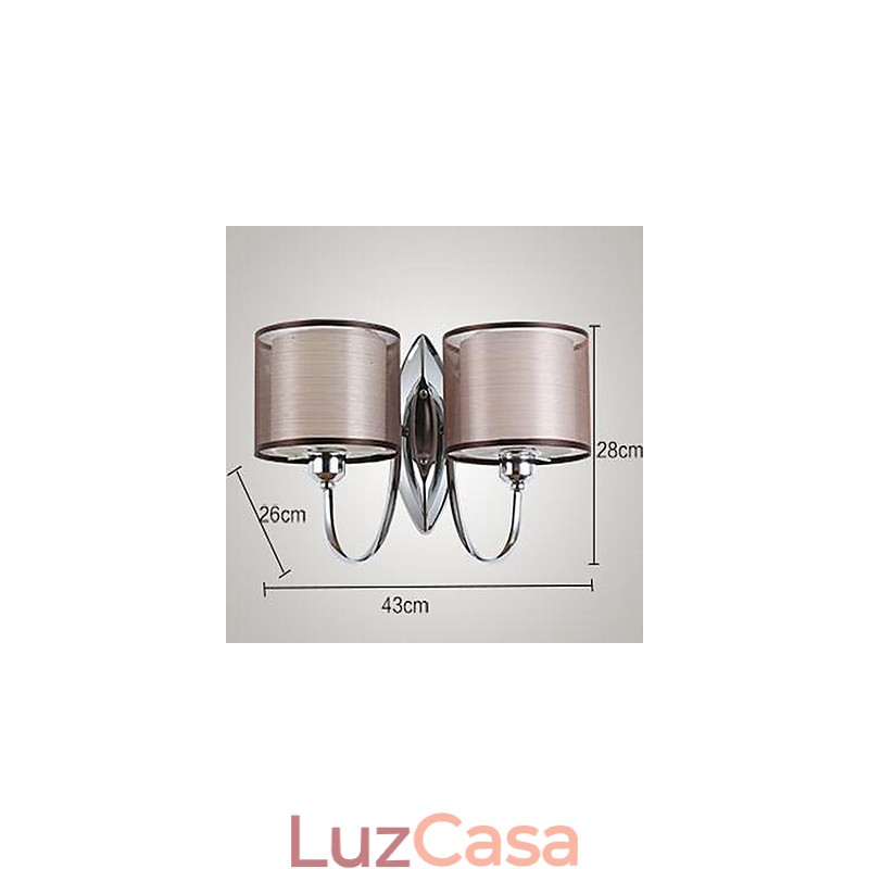 Luminária de parede vintage galvanizada Downlight