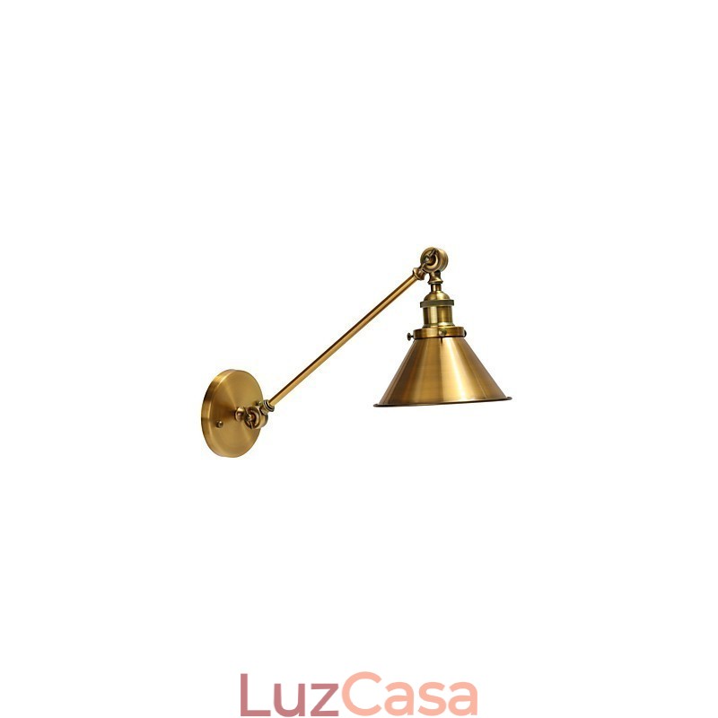 Luminária de parede de metal vintage montada em luminária de parede industrial retrô abajur ajustável luminárias noturnas