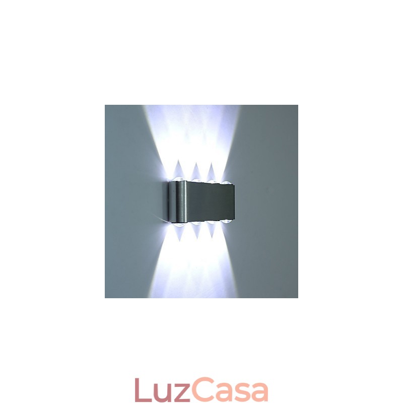 Luminária de parede moderna Luminária de parede para corredor interno Iluminação decorativa de alumínio integrada