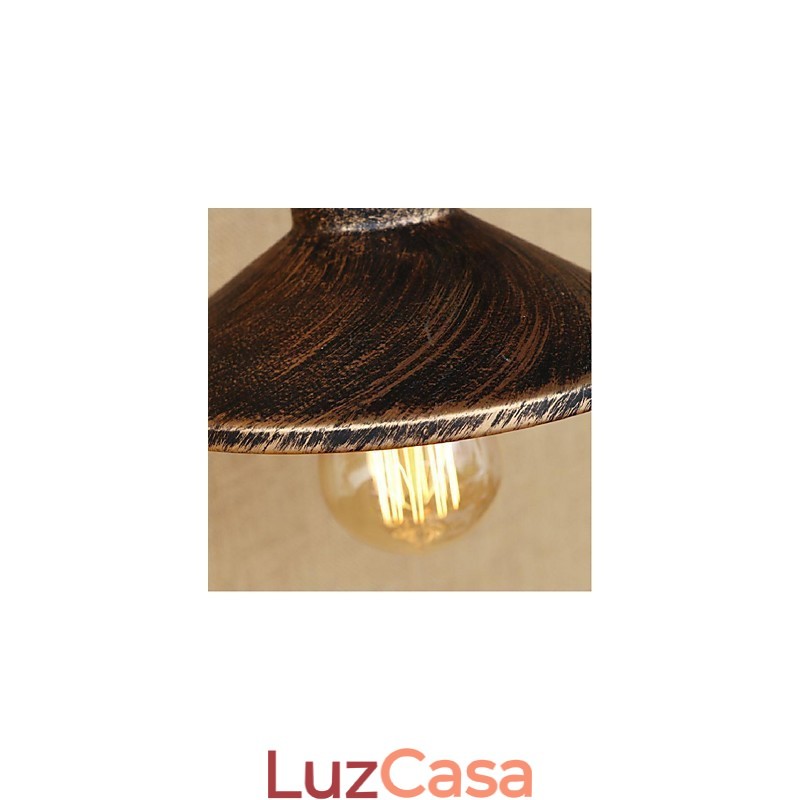 Pintura rústica de chalé para arandelas de parede com luz ambiente