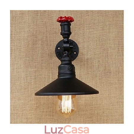 Pintura rústica de chalé para arandelas de parede com luz ambiente, luminária de parede preta Pintura rústica de chalé para arandelas de parede com luz ambiente, luminária de parede preta