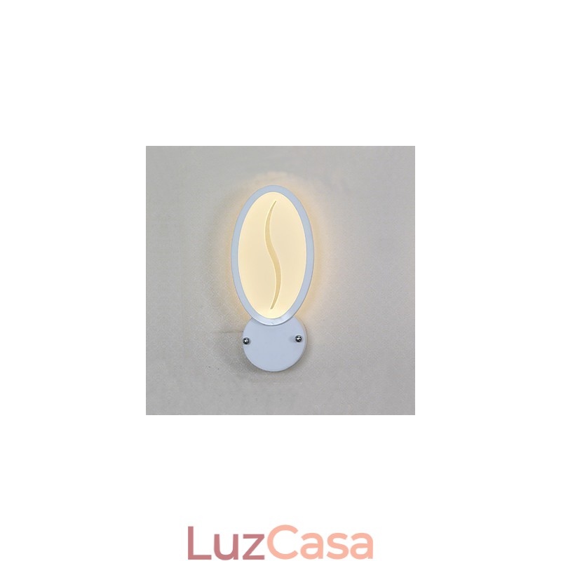 Pintura contemporânea moderna integrada para arandelas de parede com luz ambiente