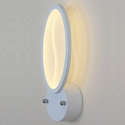 Pintura contemporânea moderna integrada para arandelas de parede com luz ambiente