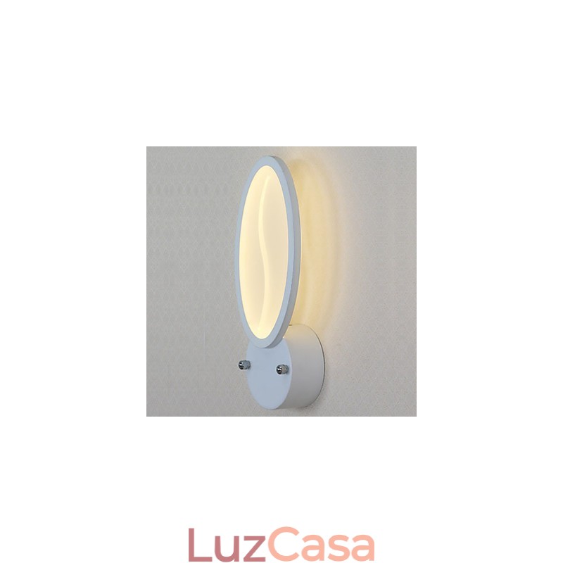Pintura contemporânea moderna integrada para arandelas de parede com luz ambiente