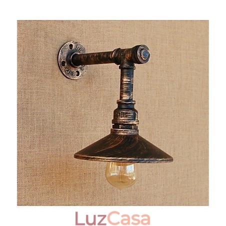 Luminária de parede rústica estilo country antique brass para iluminação ambiente Luminária de parede rústica estilo country antique brass para iluminação ambiente