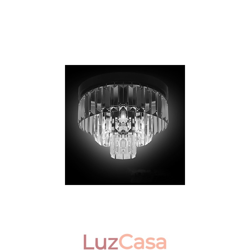 Moderno Contemporâneo Cristal Metal Montagem Embutida