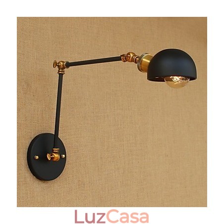 Luminária de parede nostálgica criativa para restaurante e bar com braço longo Luminária de parede nostálgica criativa para restaurante e bar com braço longo
