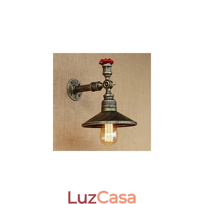 Retro Restaurant Edison Industrial Hoses Single Head Adornment Wall Lamp