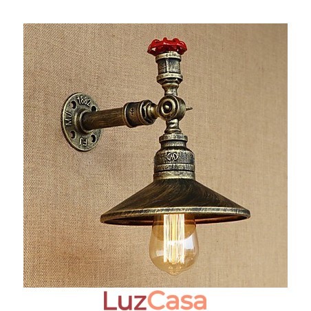Retro Restaurant Edison Industrial Hoses Single Head Adornment Wall Lamp Retro Restaurant Edison Industrial Hoses Single Head Adornment Wall Lamp