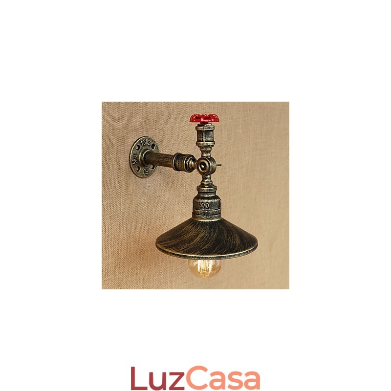 Retro Restaurant Edison Industrial Hoses Single Head Adornment Wall Lamp