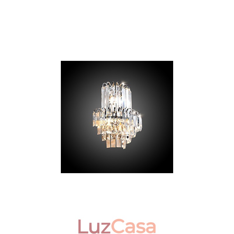Apliques de parede Cristal Moderno Contemporâneo Vidro