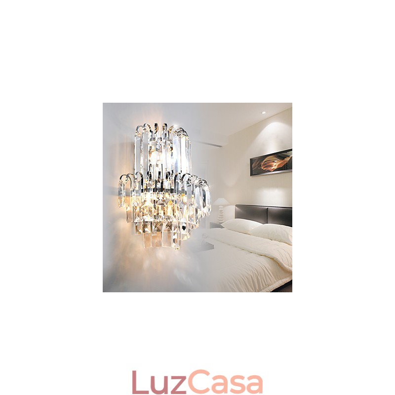 Apliques de parede Cristal Moderno Contemporâneo Vidro