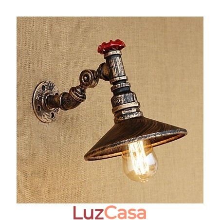 Recurso de pintura retrô country para luzes de braço oscilante de luz rotativa estilo mini luz de parede Recurso de pintura retrô country para luzes de braço oscilante de luz rotativa estilo mini luz de parede